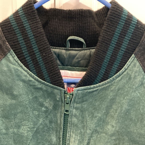 Vintage NFL Green Bay Packers Leather Varsity Jacket XL | Embroidered Logos - Picture 7 of 16